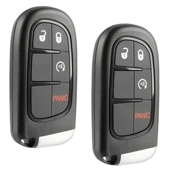 2 Smart Key Fob Keyless Entry Remote fits 2014-2018 Jeep Cherokee (GQ4-54T)