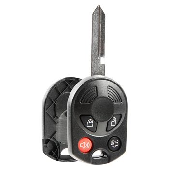 Remote Key Fob 4-Button Shell Case Replacement for 2001-2016 Ford Lincoln Mercury Mazda (OUCD6000022)