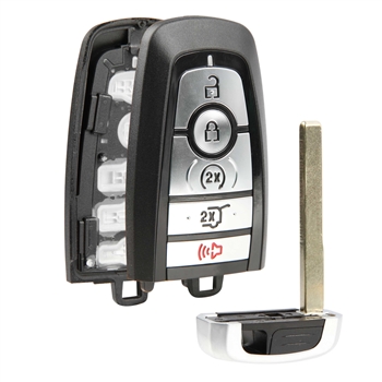 Remote Key Fob Shell Case Replacement for 2017-2021 Ford Edge Explorer Expedition Escape F-Series Fusion Mustang (M3N-A2C931426, M3N-A2C93142600)