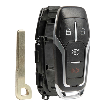 Remote Key Fob Shell Case Replacement for 2013-2018 Ford Edge Explorer F-Series Fusion Mustang Lincoln MKZ MKX MKC (M3N-A2C31243800)