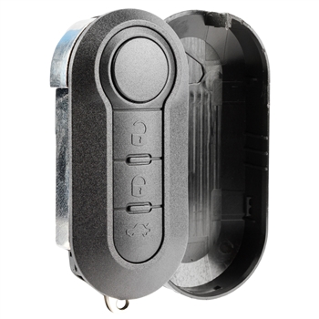 Remote Key Fob Shell Flip Case for Fiat 500 Ram Promaster City (LTQF12AM433TX)