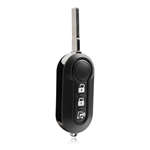 Key Fob Replacement Keyless Entry Remote for 2015-2022 Fiat Ram Promaster City 3-Button Flip Key (LTQF12AM433TX, 2ADFTF12AM433TX)