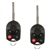 2 New Keyless Entry Remote High Security Key Fob for Ford (OUCD6000022, 164-R8007) 4BTN