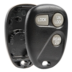 Remote Key Fob Shell Case Replacement for 1996-2000 Chevrolet Blazer Silverado Suburban Oldsmobile Bravada GMC (ABO1502T)