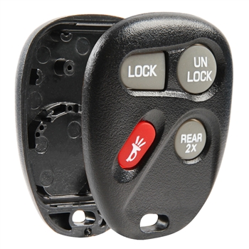 Remote Key Fob Shell Case Replacement for 1996-2000 Buick Century Regal Chevrolet Suburban Tahoe GMC Pontiac Oldsmobile (ABO1502T)