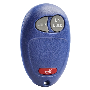 New Keyless Entry Remote Key Fob for Chevy GMC Hummer Isuzu Pontiac (L2C0007T) - Blue