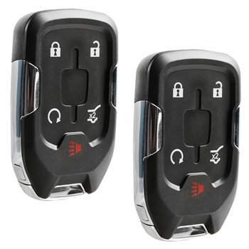 2x Remote 5btn Hatch Key Fob For GMC Chevrolet (HYQ1EA)