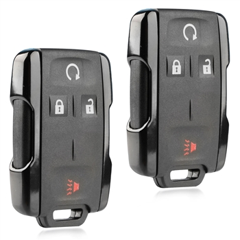 2x Remote Start Key Fob Keyless Entry 4btn for GMC Sierra Chevrolet Silverado Colorado (M3N-32337200)