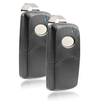 2 Garage Door Remotes Opener for Linear Multi-Code 3089 308911 MCS308911 (Black)