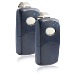 2x Garage Door Remote Opener for Linear Multi-Code 3089 308911 MCS308911 (Blue Shell Design)