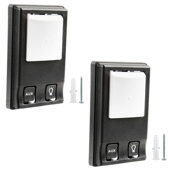 2 Garage Door Opener Wireless Control Wall Panel for LiftMaster 378LM (Purple Learn Button)