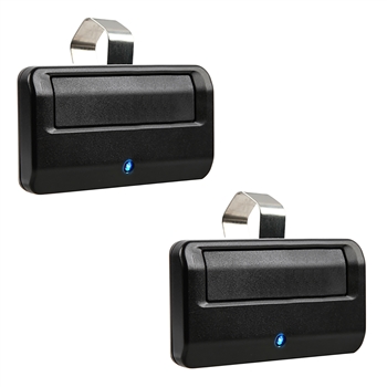 2x Garage Door Opener Remote 1-Button Black Control for Liftmaster Chamberlain Sears Craftsman Openers (891LM, Yellow Learn Function)
