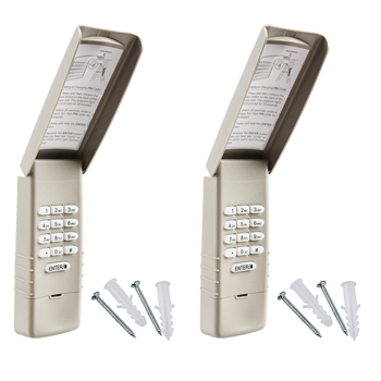 2 Keypads for Liftmaster Garage Door Opener Keyless Entry 66LM 66LC 740CB (Green Learn Button)