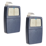 2 Garage Door Opener Remote 2-Button Navy Blue Control for Chamberlain Clicker Openers (KLIK1U, 375LM, 375UT)