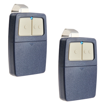 2 Garage Door Opener Remote 2-Button Navy Blue Control for Chamberlain Clicker Openers (KLIK1U, 375LM, 375UT)