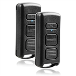2x Garage Door Remote 3btn with Flashlight for Genie (GL2T-R, GEN39646R)