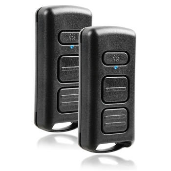 2x Garage Door Remote 3btn with Flashlight for Genie (GL2T-R, GEN39646R)