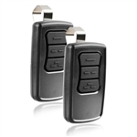 2x Garage Door Opener Visor Remote 3btn for Genie GM3T-R