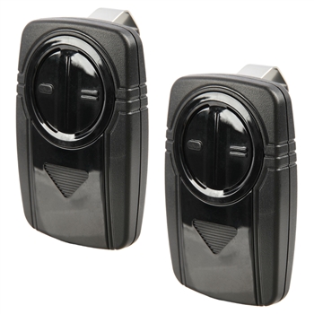 2x Garage Door Opener Remote Black Control Universal Replacement for Chamberlain Craftsman Linear Genie Overhead Door Wayne Dalton Stanley (KLIK5U)