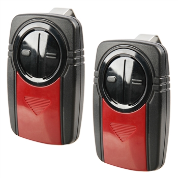 2x Garage Door Opener Remote Red Control Universal Replacement for Liftmaster Chamberlain Craftsman Linear Multicode Genie Overhead Door Wayne Dalton Stanley (380UT)