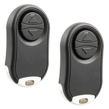 2x Garage Door Opener Remote Mini Black Control Universal Replacement for Liftmaster Chamberlain Craftsman Linear Genie Overhead Door Wayne Dalton Stanley Raynor (MC100-P2)