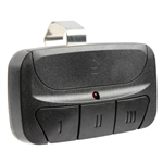 Garage Door Opener Remote 3-Button Visor Control Replacement with Black Modern Case for Liftmaster Chamberlain Craftsman (893MAX, 891LM, 893LM) Yellow Learn Function