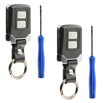 2x Garage Door Opener Remote 2-Button Keychain Control for Liftmaster Chamberlain Craftsman Openers (893MAX, 891LM, 893LM, 371LM, 373LM, 971LM, 973LM)