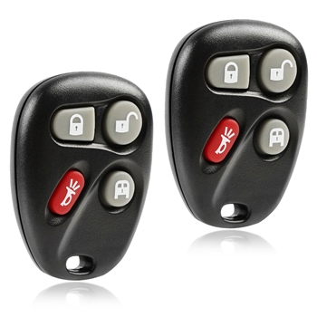 2 New Keyless Entry Remote Key Fob for 2003-2007 Chevy Express & GMC Savana (15752330)