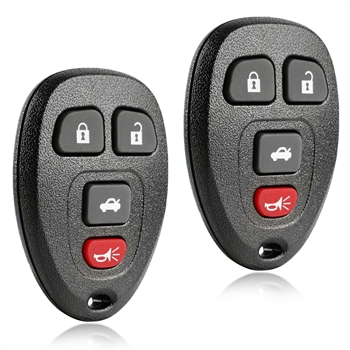 2 New Keyless Entry Remote Key Fob for Buick Chevy Pontiac Saturn (15252034)