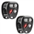 2 New Just the Case Keyless Entry Remote Key Fob Shell for 10443537