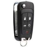 New Flip Key Fob Keyless Entry Remote Start for 2010-2016 Buick Chevy GMC (OHT01060512)
