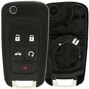 New Just the Case Keyless Entry Remote Flip Key Fob Shell for 2010-2017 Chevy GMC Buick (OHT01060512)