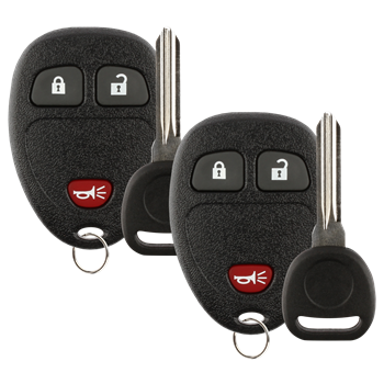 2 New Keyless Entry Remote Key Fob for 2006-2011 HHR (15777636 + B111-PT)