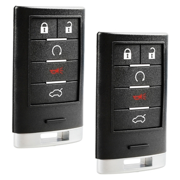 2 New Smart Key Fob Keyless Entry Remote for 2008-2014 Cadillac CTS STS (M3N5WY7777A)