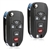 2 New Keyless Entry Remote Key Fob for 15912860 Flip