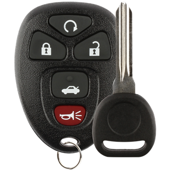 New Keyless Entry Remote Key Fob for Buick Lucerne Cadillac DTS Chevy Impala Monte Carlo (15912860 + B111-PT)