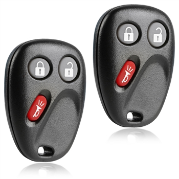 2 New Keyless Entry Remote Key Fob for 2003-2006 Chevy Cadillac GMC Hummer Pontiac Saturn (LHJ011)