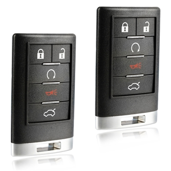2 New Keyless Entry Remote Key Fob for Cadillac CTS DTS SRX STS (OUC6000066)