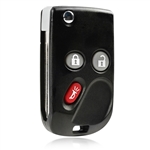 New Keyless Entry Remote Flip Key Fob for 15008008, 15008009, 15051014