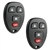 2 New Keyless Entry Remote Key Fob for 2007-2014 Chevy Express & GMC Savana (20877108)