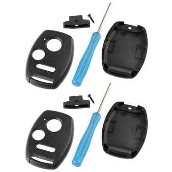 2x Remote Case Shell Repair Kit For CWTWB1U545, MLBHLIK-1T, N5F-S0084A, OUCG8D-380H-A (Honda No Chip Slot)