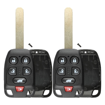 2 New Just the Case Keyless Entry Remote Key Fob Shell for 2011-2013 Honda Odssey (N5F-A04TAA)