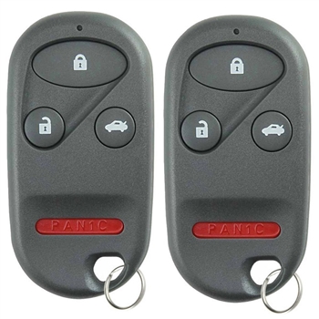2 New Keyless Entry Remote Key Fob for 1998-2002 Honda Accord & 1999-2003 Acura TL (KOBUTAH2T)