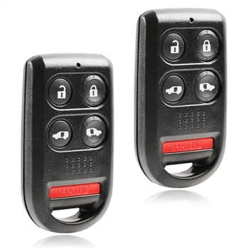 2 New Keyless Entry Remote Key Fob for 2005-2010 Honda Odyssey (OUCG8D-399H-A) 5BTN
