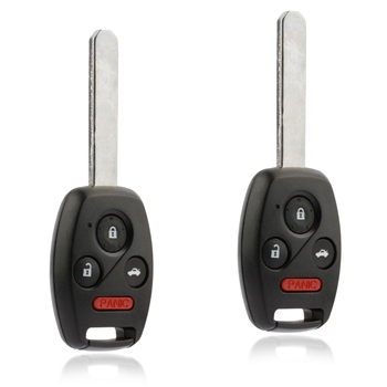2 New Keyless Entry Remote Key Fob for 2008-2012 Honda Accord & 2009-2015 Honda Pilot (KR55WK49308)