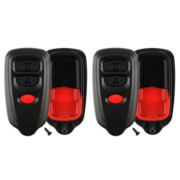2 New Just the Case Keyless Entry Remote Key Fob Shell for Isuzu Honda Acura (HYQ1512R)