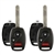 2 New Just the Case Keyless Entry Remote Key Fob Shell - With Slot (CWTWB1U545, OUCG8D-380H-A )