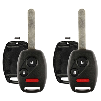 2 New Just the Case Keyless Entry Remote Key Fob Shell - With Slot (CWTWB1U545, OUCG8D-380H-A )
