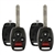 2 New Just the Case Keyless Entry Remote Key Fob Shell - No Slot ( MLBHLIK-1T, N5F-S0084A, KR55WK49308)