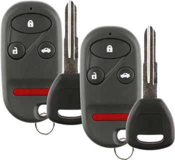 2 New Keyless Entry Remote Key Fob for Honda Accord Acura TL (KOBUTAH2T + T5)